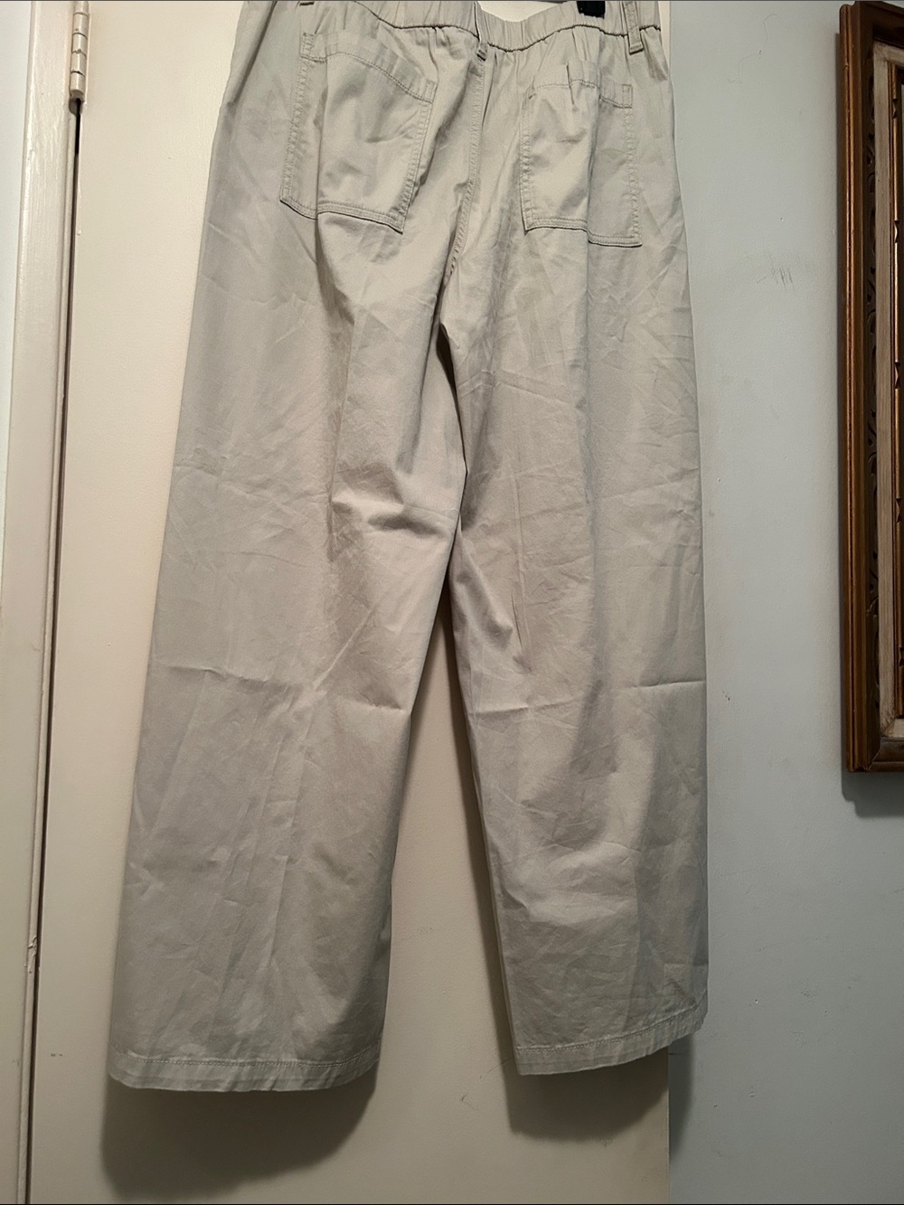 Style & Co. Light Taupe Wide-Leg Boot-Cut Pants
